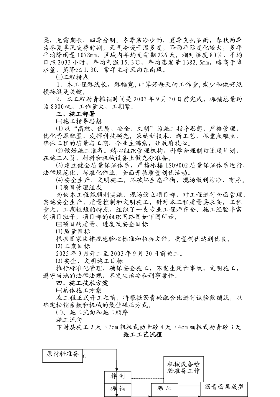 道路沥青砼摊铺工程施工组织设计方案_第2页