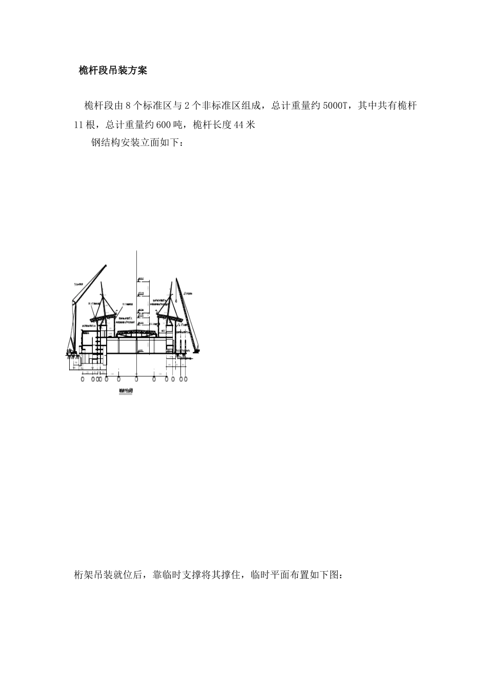 郑州某大型会展中心屋面钢结构桅杆段钢结构安装方案_第3页