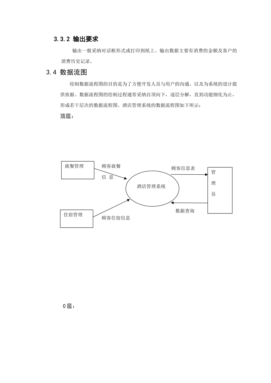 酒店管理系统需求分析及数据流程图_第3页