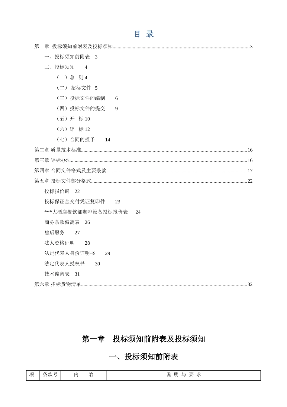 酒店设备采购招标文件_第2页