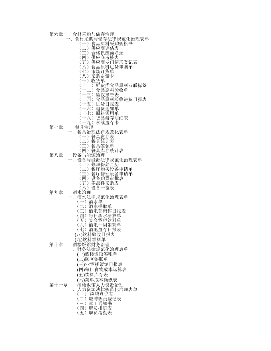 酒楼饭馆规范化管理全书_第3页