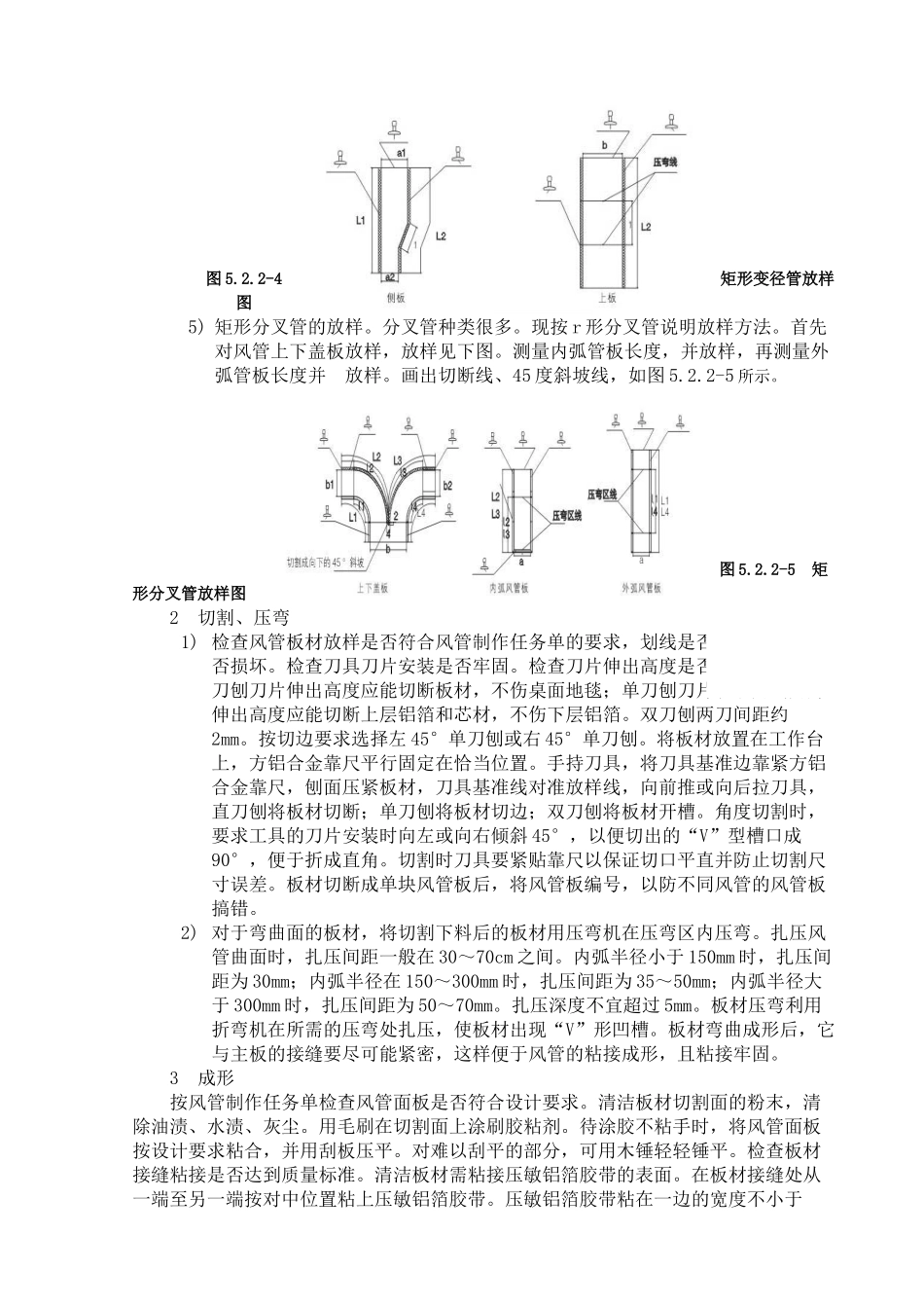 酚醛铝箔复合风管制作安装施工工法_第3页