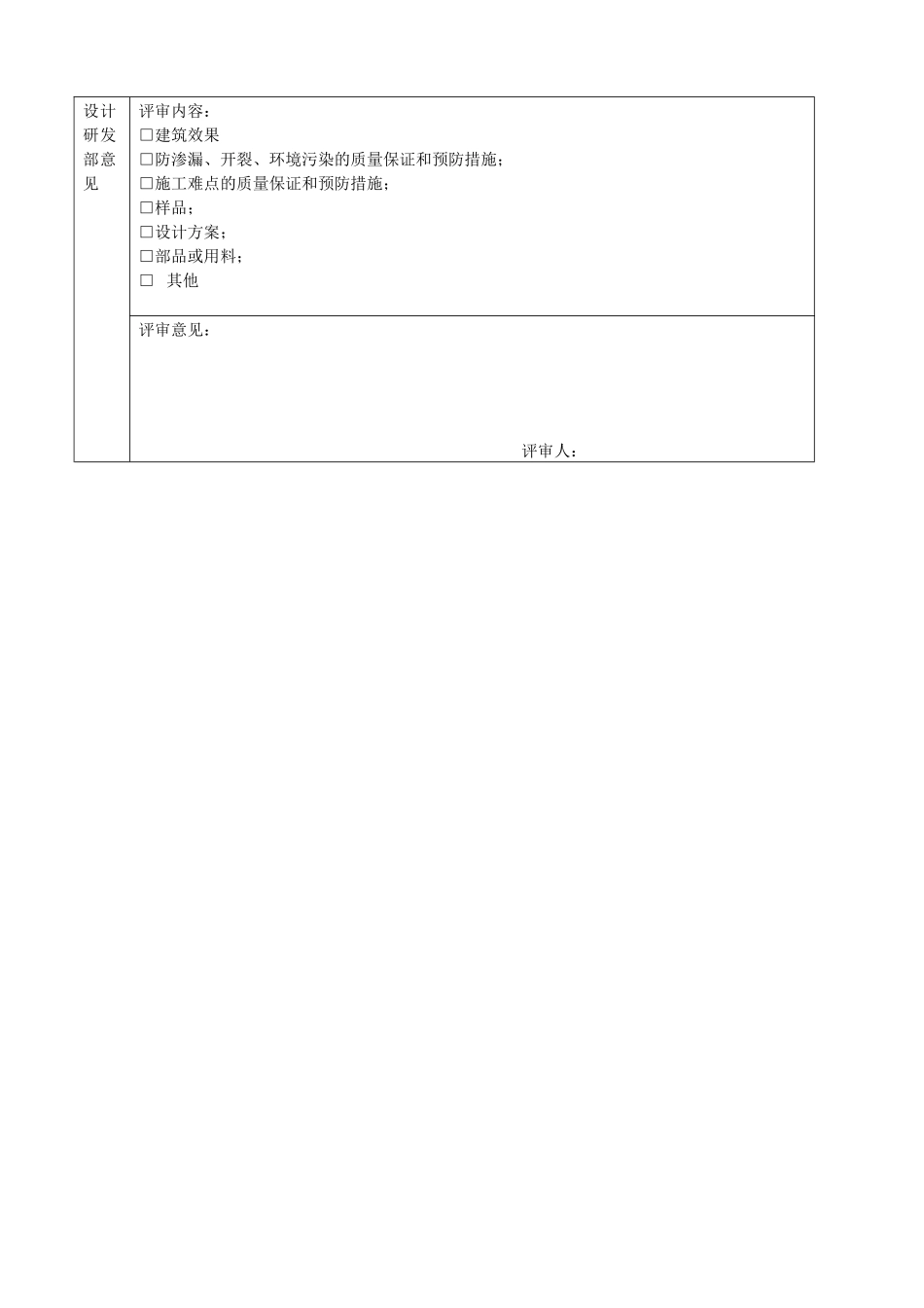 采购招标技术标评审报告表_第2页