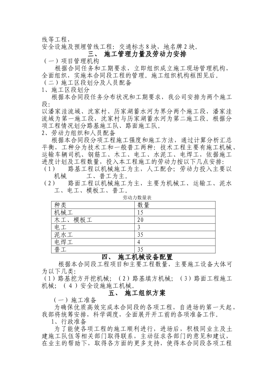 重庆农村公路改造施工组织设计_第2页