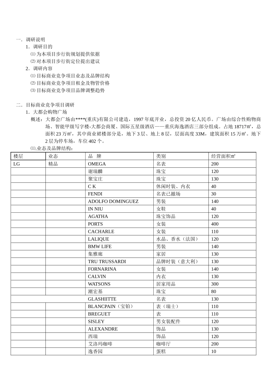 重庆某广场步行街规划建议报告_第2页
