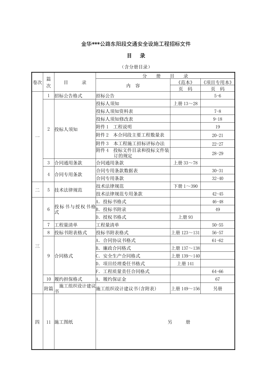 金华某公路段交通安全设施工程招标文件_第2页