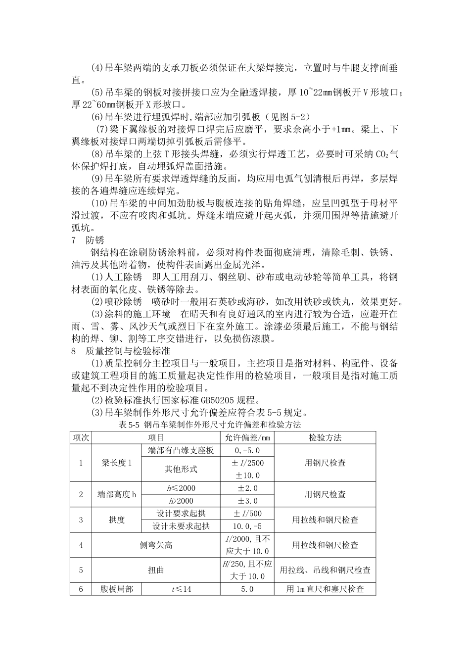 钢吊车梁的制作施工工艺_第2页