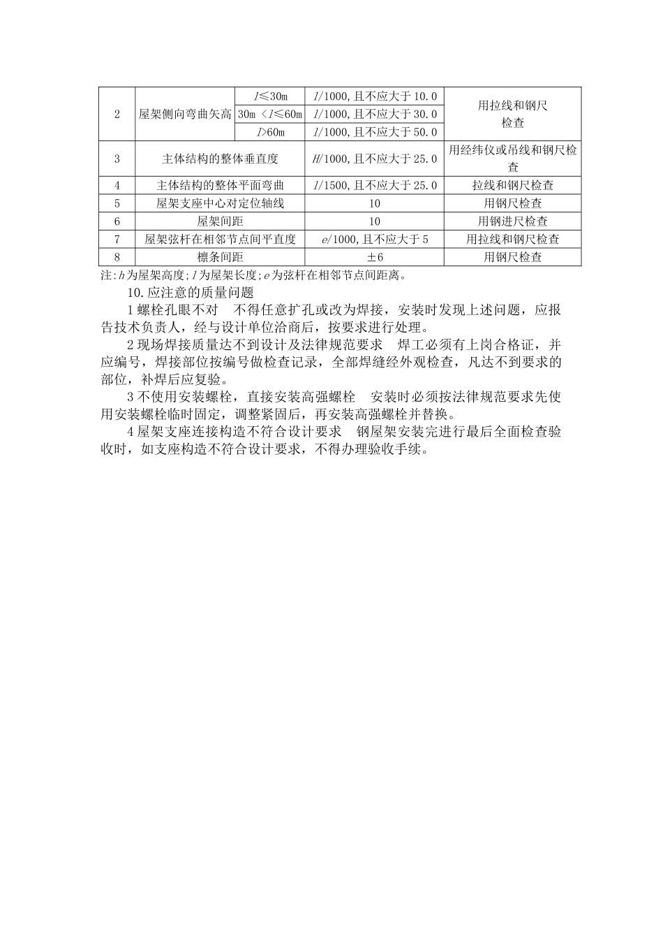 钢屋架的安装施工工艺_第3页