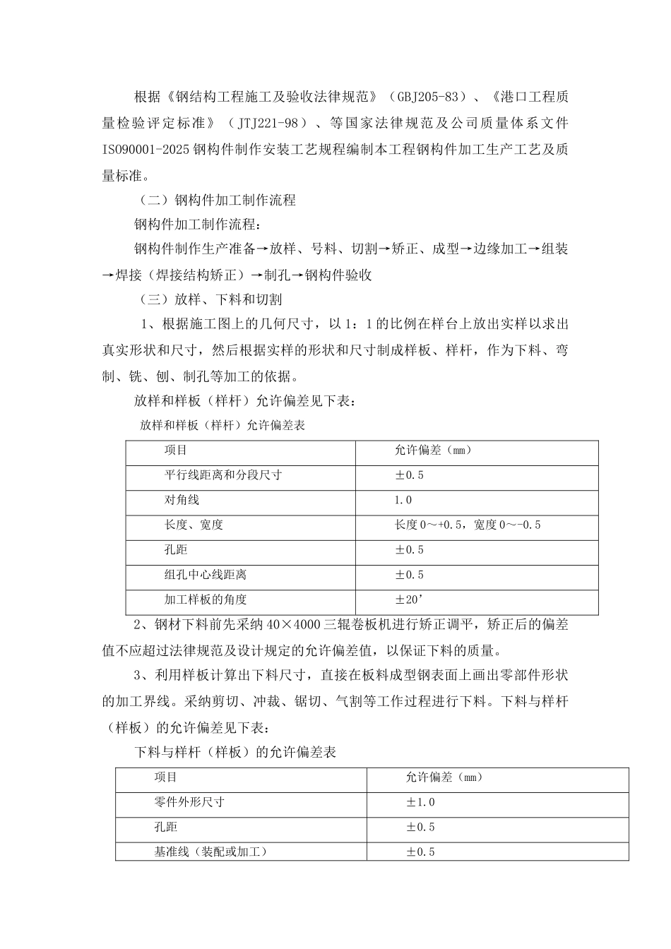 钢构件施工工艺_第2页