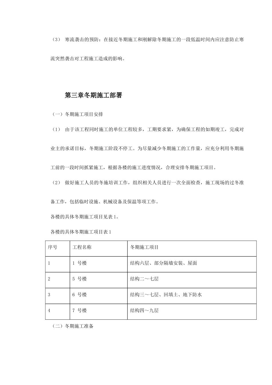 钢筋混凝土剪力墙结构住宅冬季施工方案_第3页