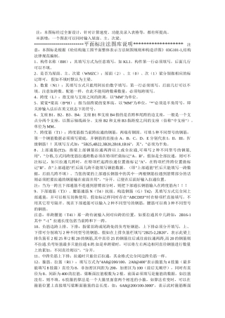 钢筋梁图标说明