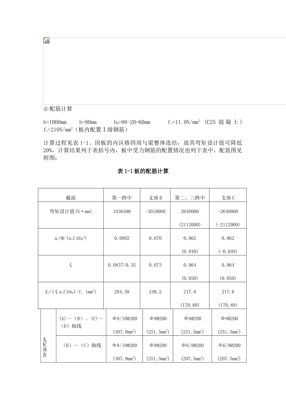 钢筋混凝土单向板肋梁楼盖课程设计步骤1_第2页