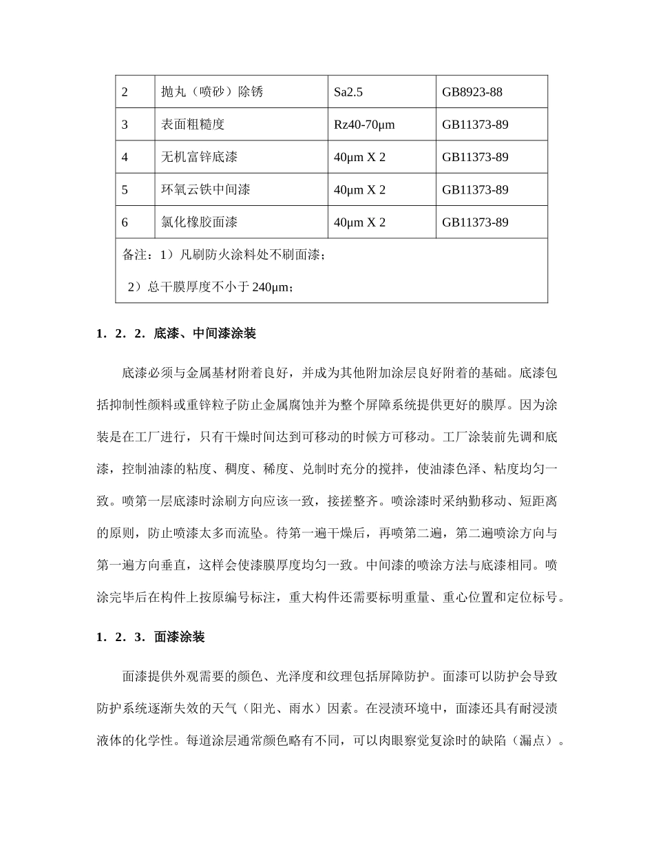 钢结构防腐防火涂装施工技术_第3页