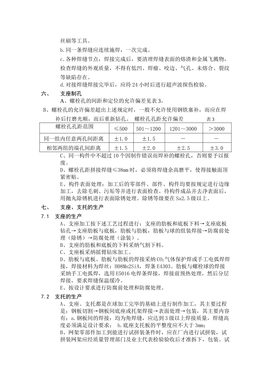 钢网架加工制作施工工艺_第3页