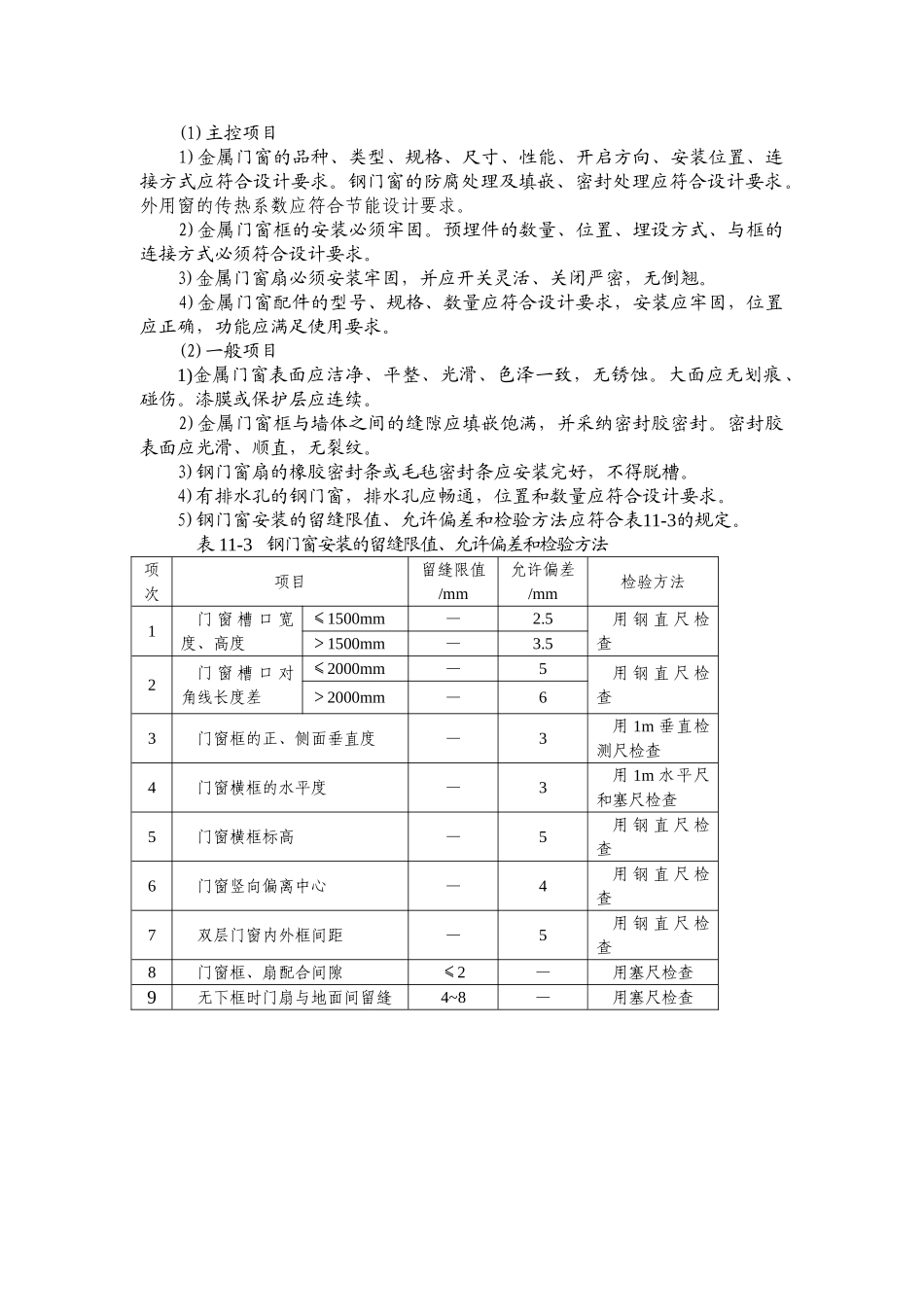 钢门窗安装施工工艺_第2页