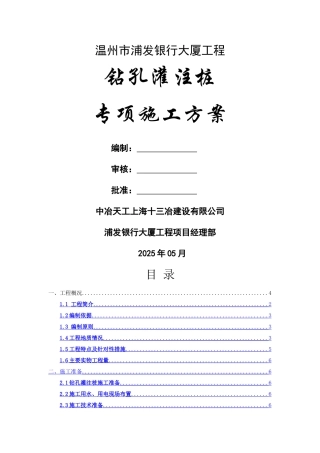 钻孔灌注桩施工专项方案.