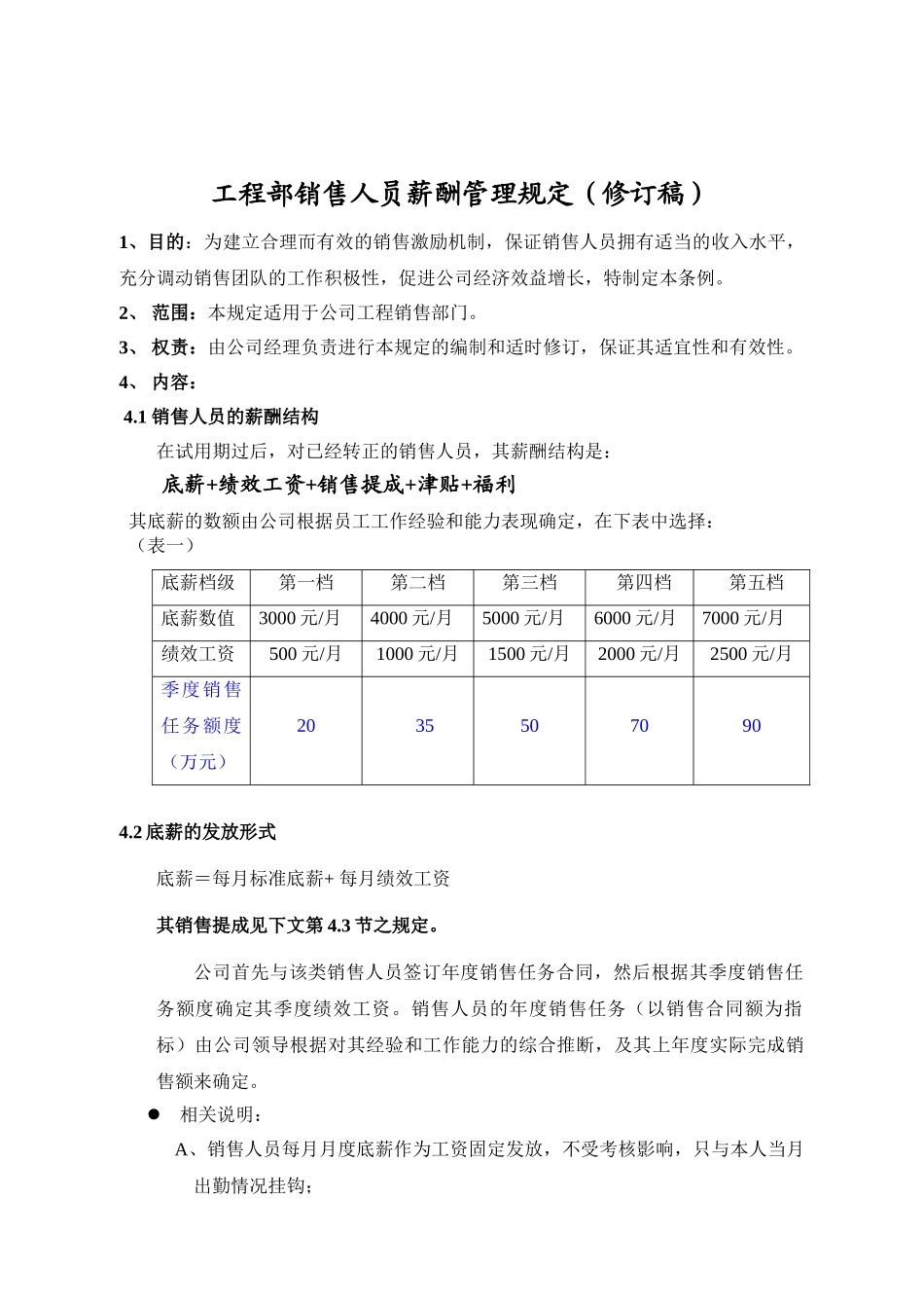 销售人员薪酬管理规定+2_第1页