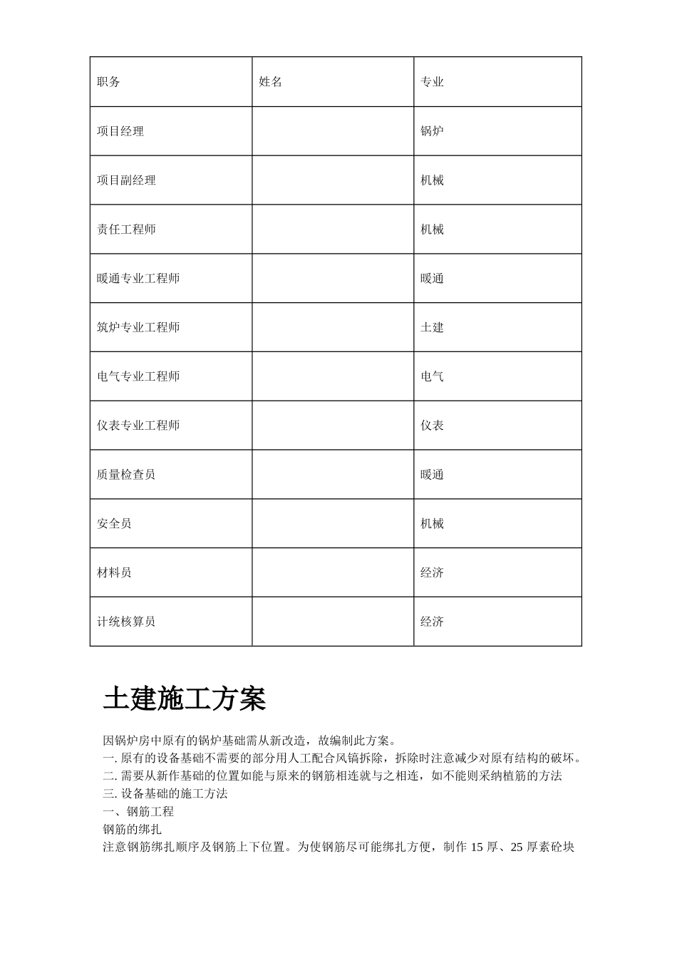 锅炉及工艺管道施工组织设计_第3页