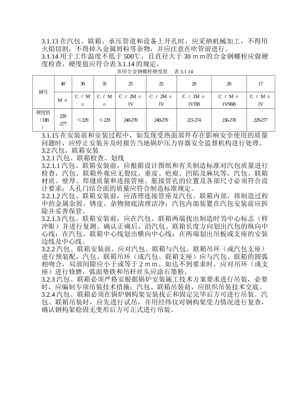 锅炉受热面安装工艺标准_第3页