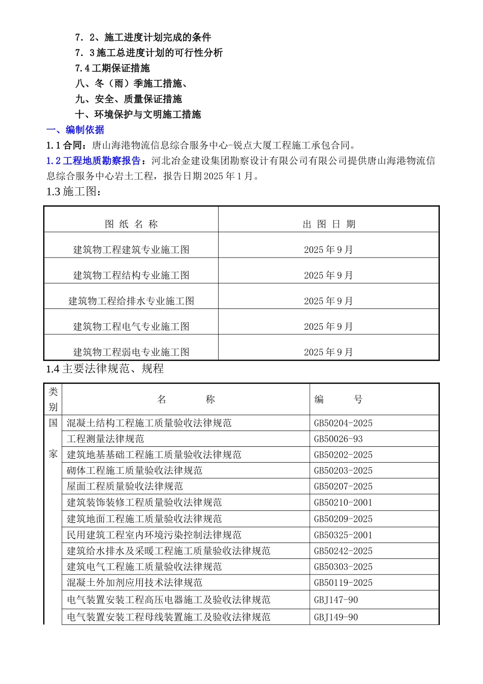 锐点大厦施工组织设计_第2页