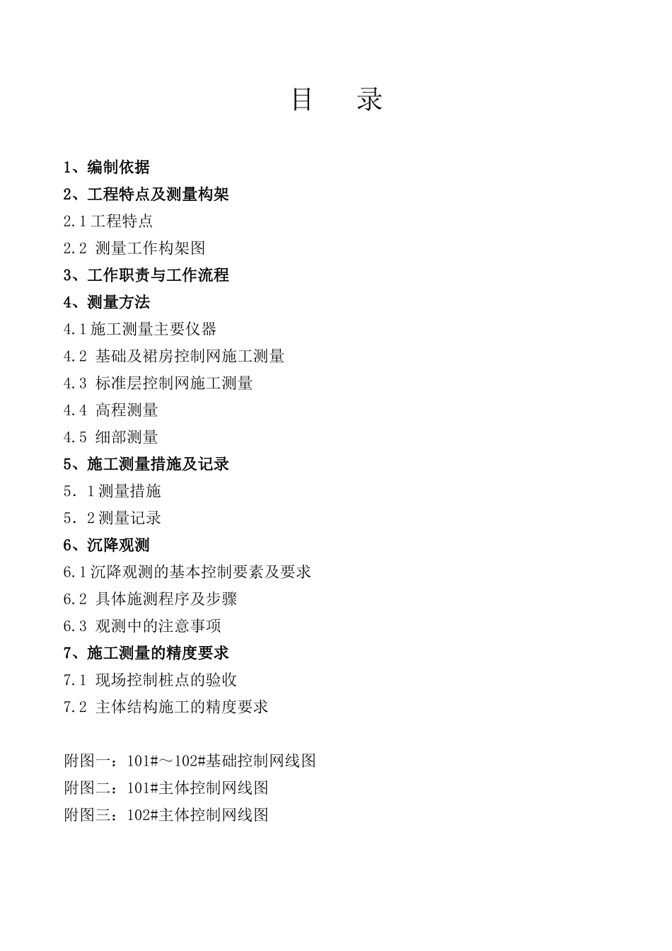 长沙某住宅工程测量施工方案_第3页