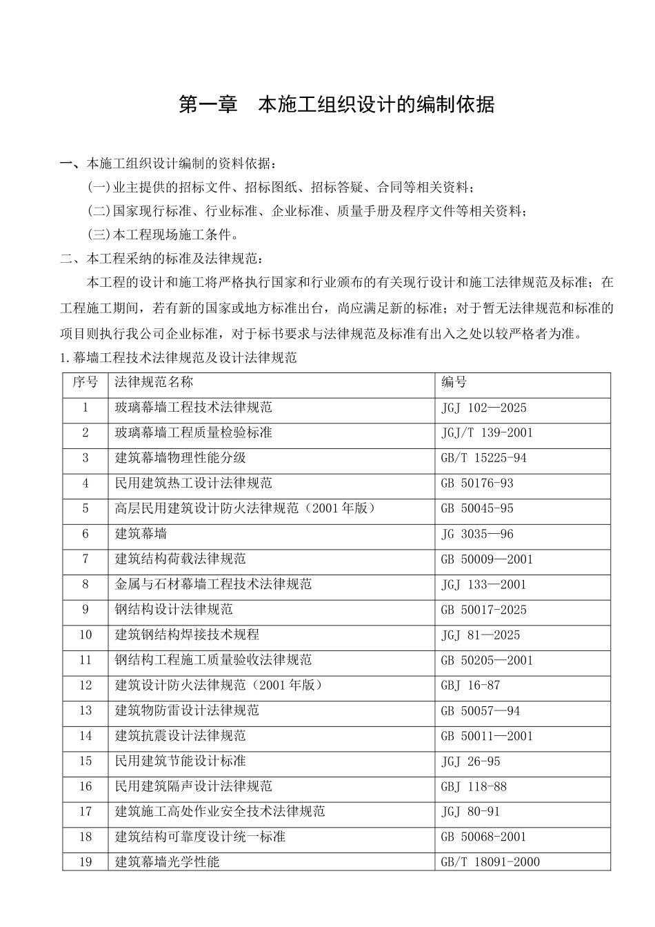 长沙某商场幕墙工程施工组织设计_第3页