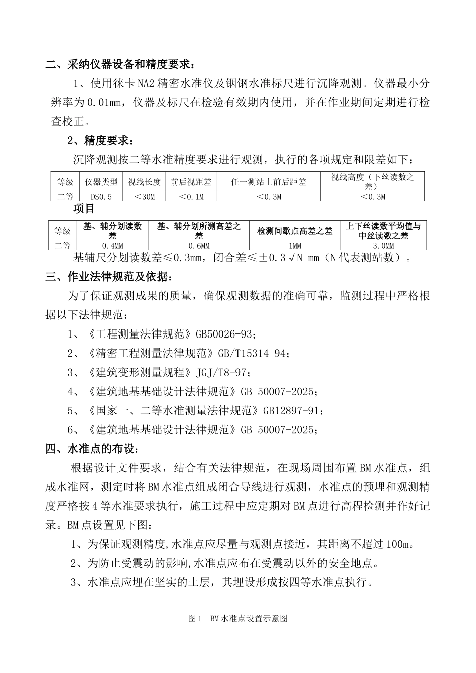 长沙某高层住宅群沉降观测施工方案_第3页