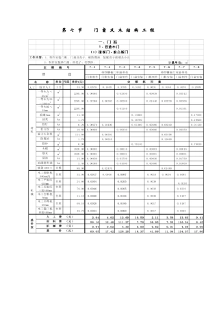门窗及木结构工程