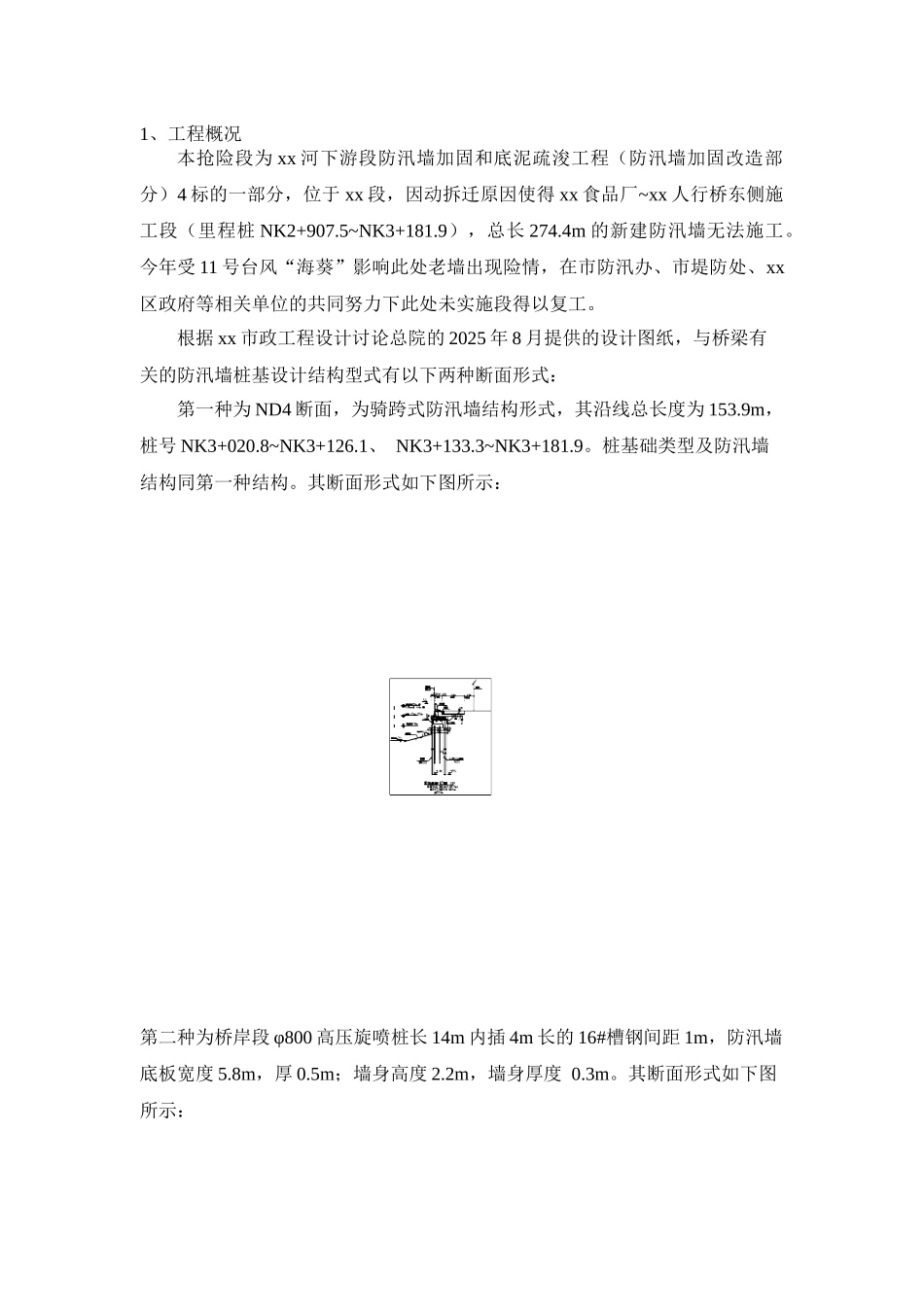 防汛墙加固工程施工方案_第3页