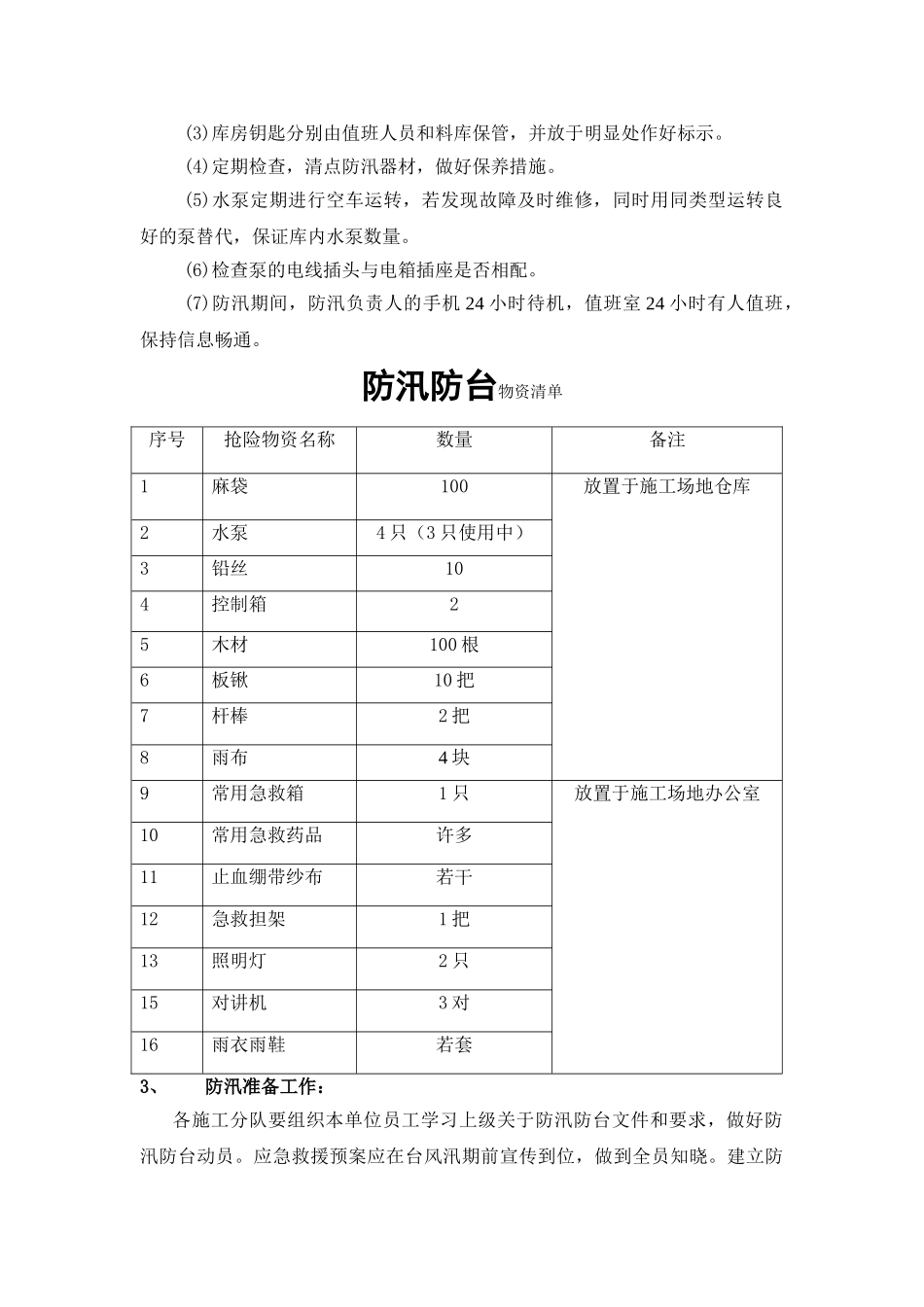 防汛防台应急预案模板_第2页