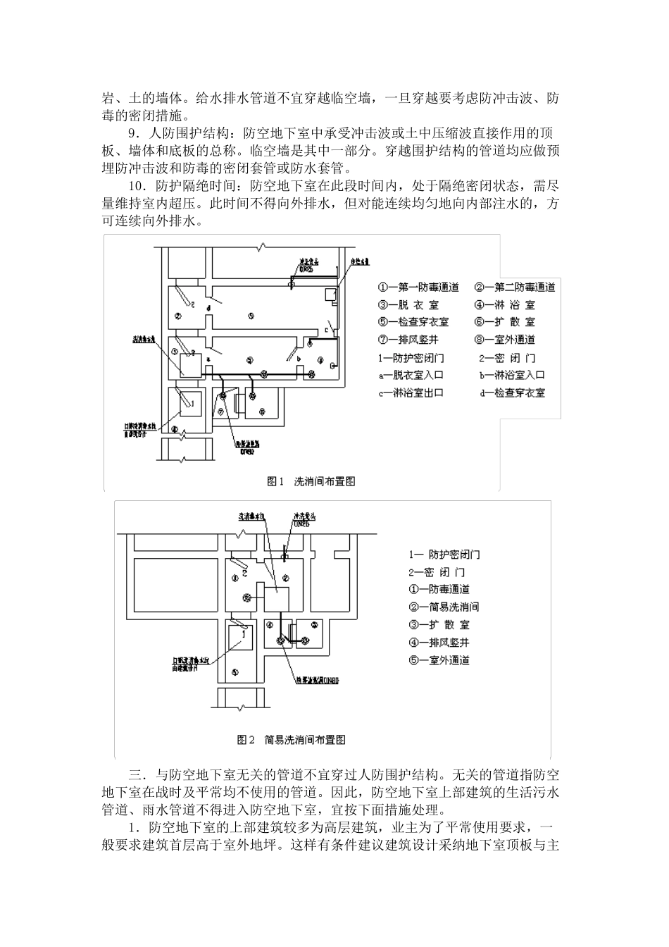 防空地下室给排水设计原则_第2页