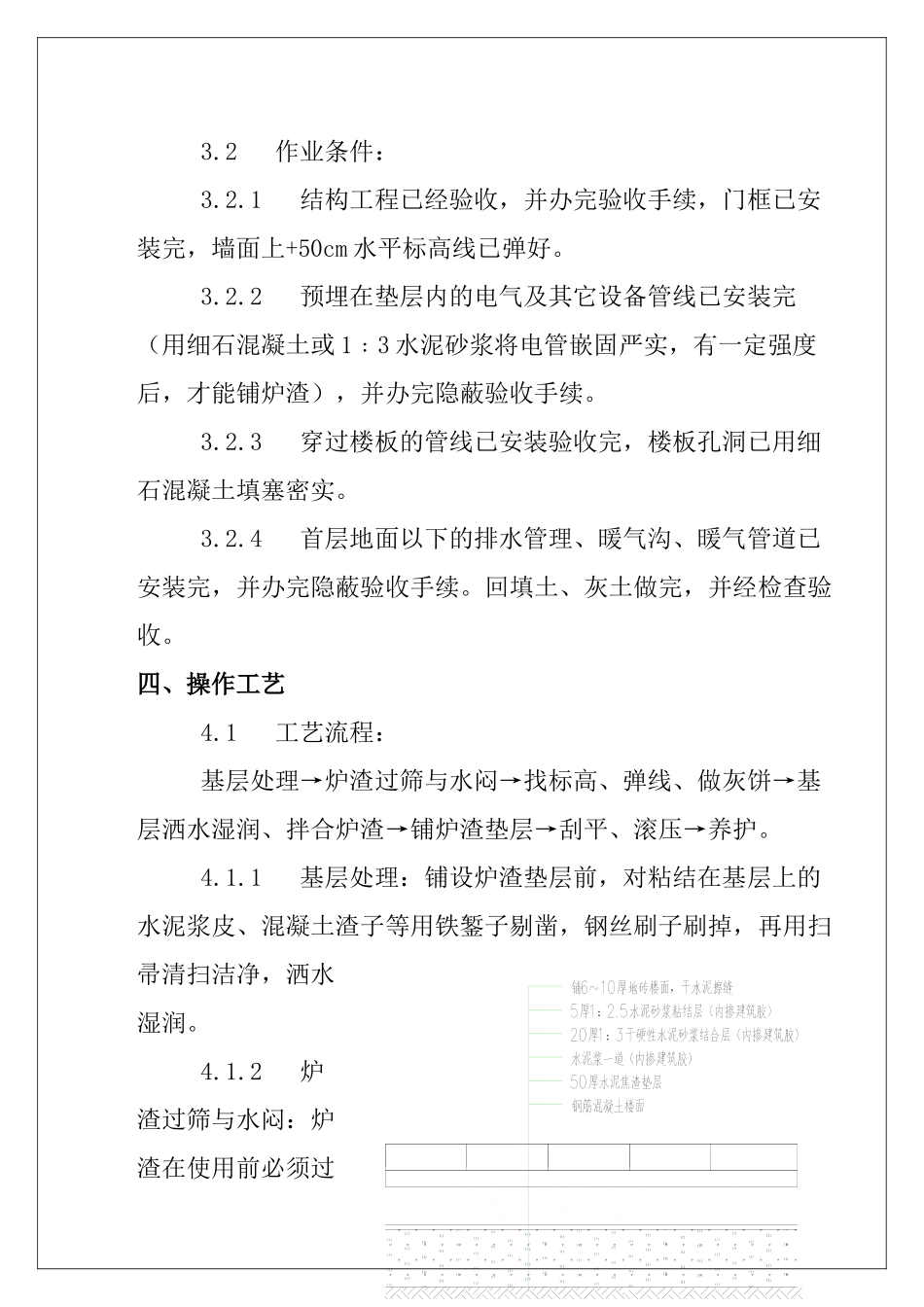 陕西某住宅小区楼地面炉渣垫层施工工艺_第2页
