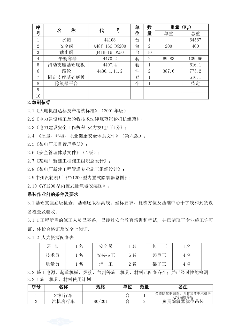 除氧器安装施工工法-secret_第2页