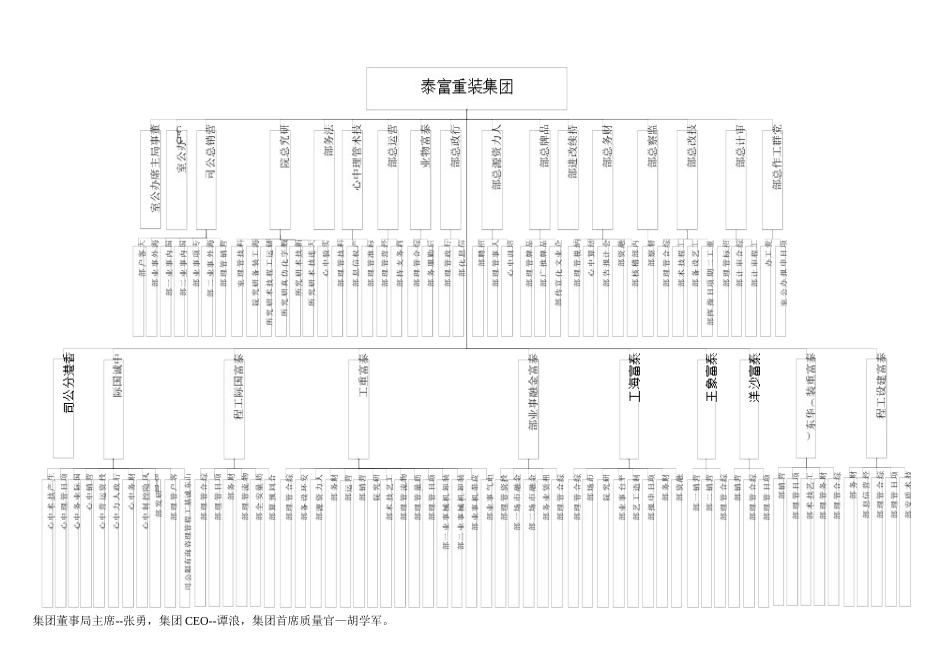 集团组织机构图_第1页