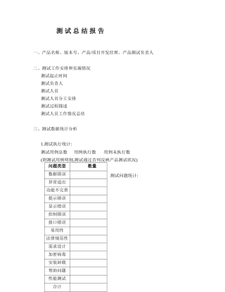 集成测试总结报告