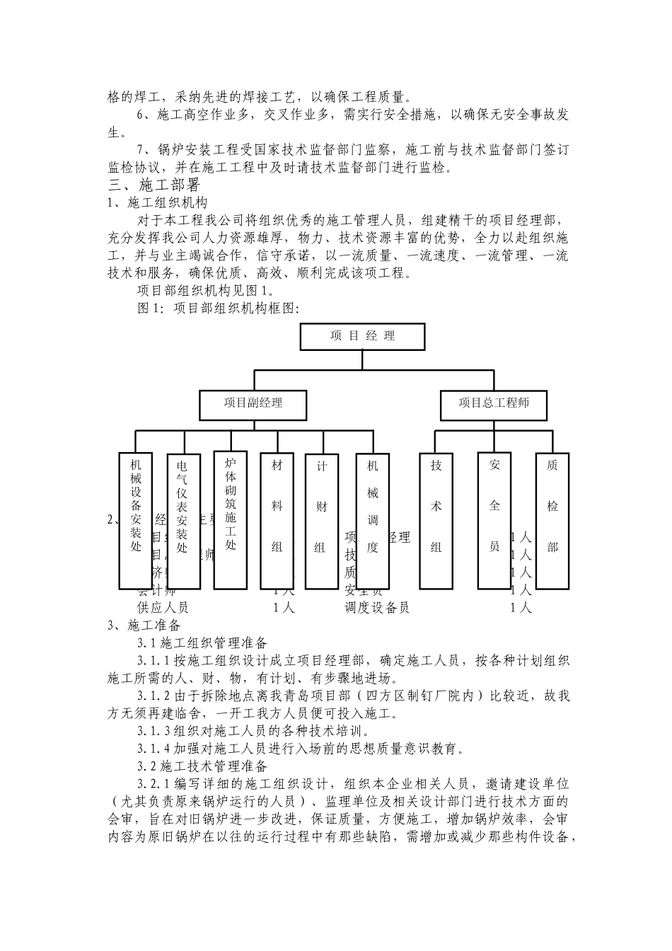 青岛某热力公司锅炉拆除、安装工程施工组织设计_第3页
