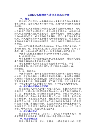青海某铝厂240KA电解槽烟气净化系统施工方案p