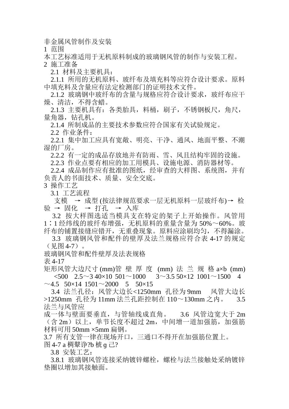 非金属风管制作及安装_第1页