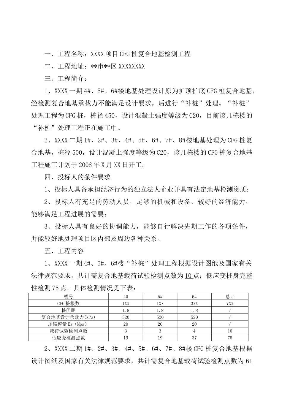 项目cfg桩复合地基检测工程邀请招标文件_第2页