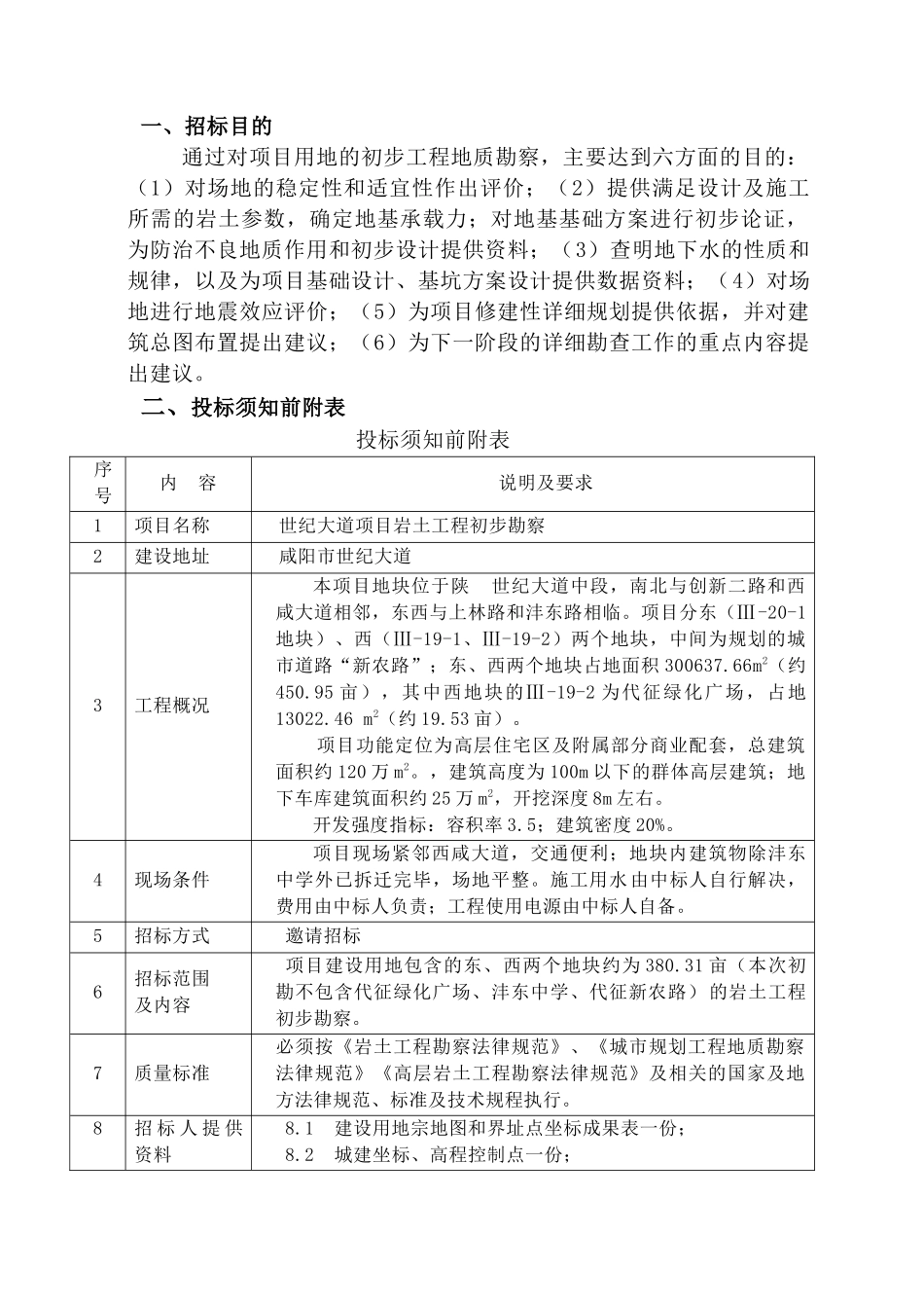 项目初步勘察招标文件_第2页
