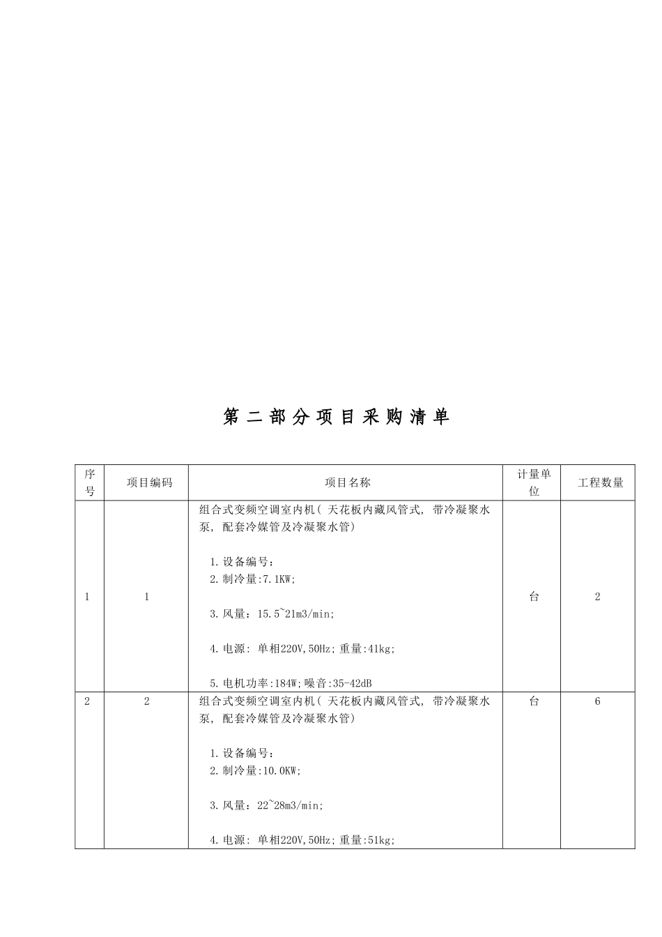 项目多联机空调采购招标文件_第3页
