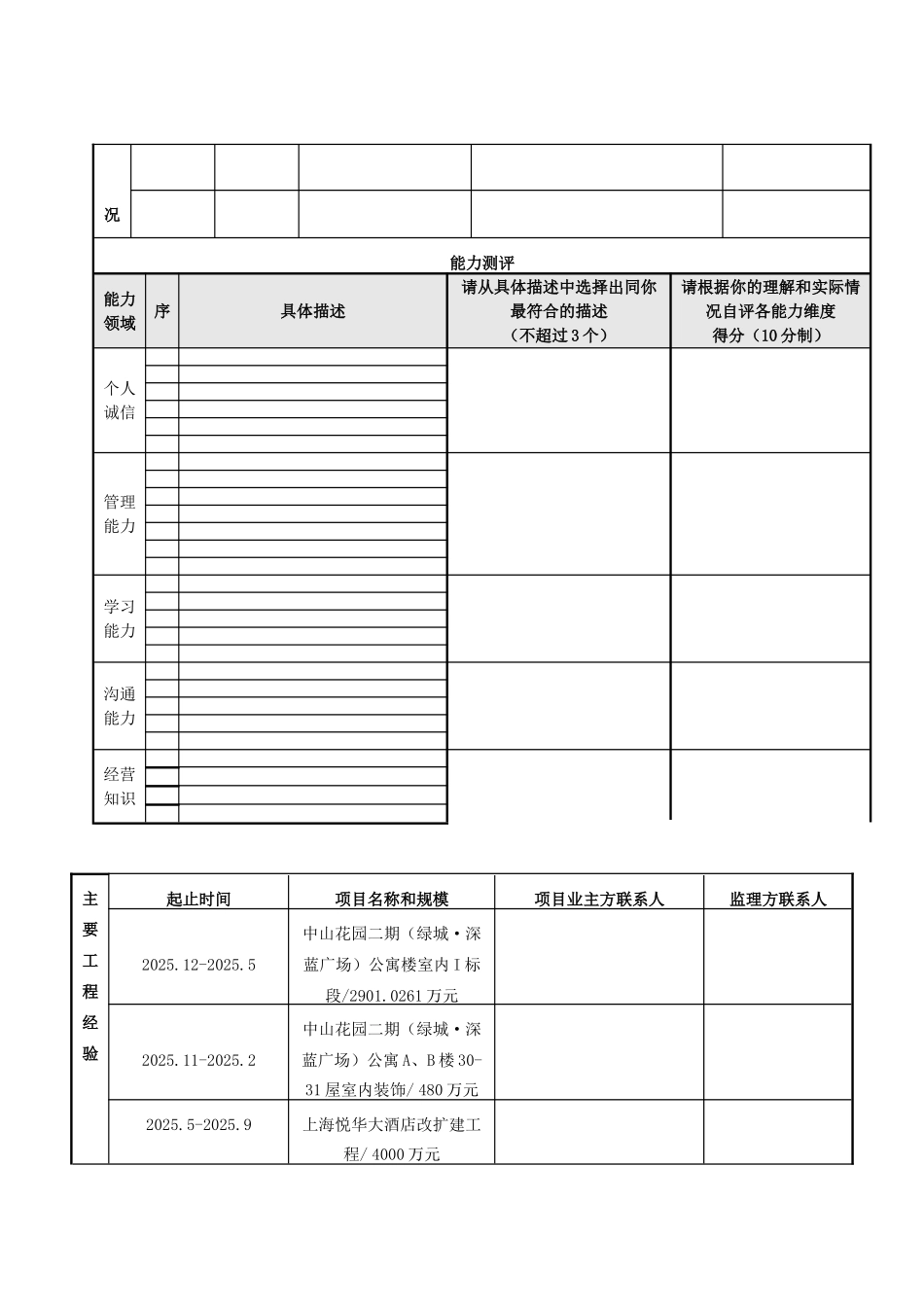 项目经理背景调查表_第2页