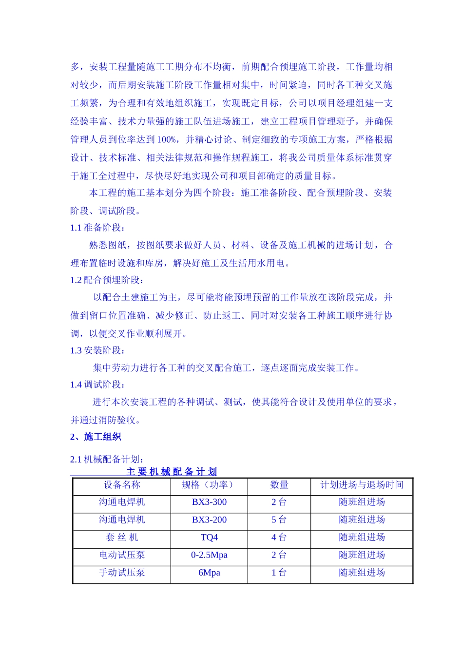 项目部施工组织设计水电_第3页