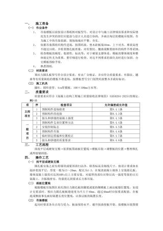 预制楼板安装工程