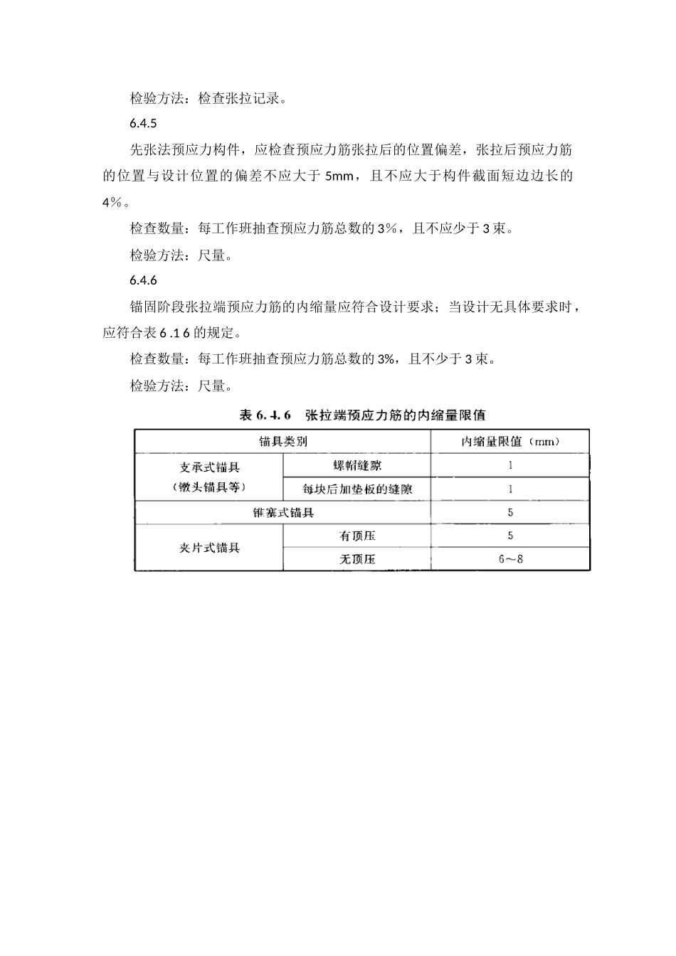 预应力张拉与放张检验批质量验收记录-desc_第2页