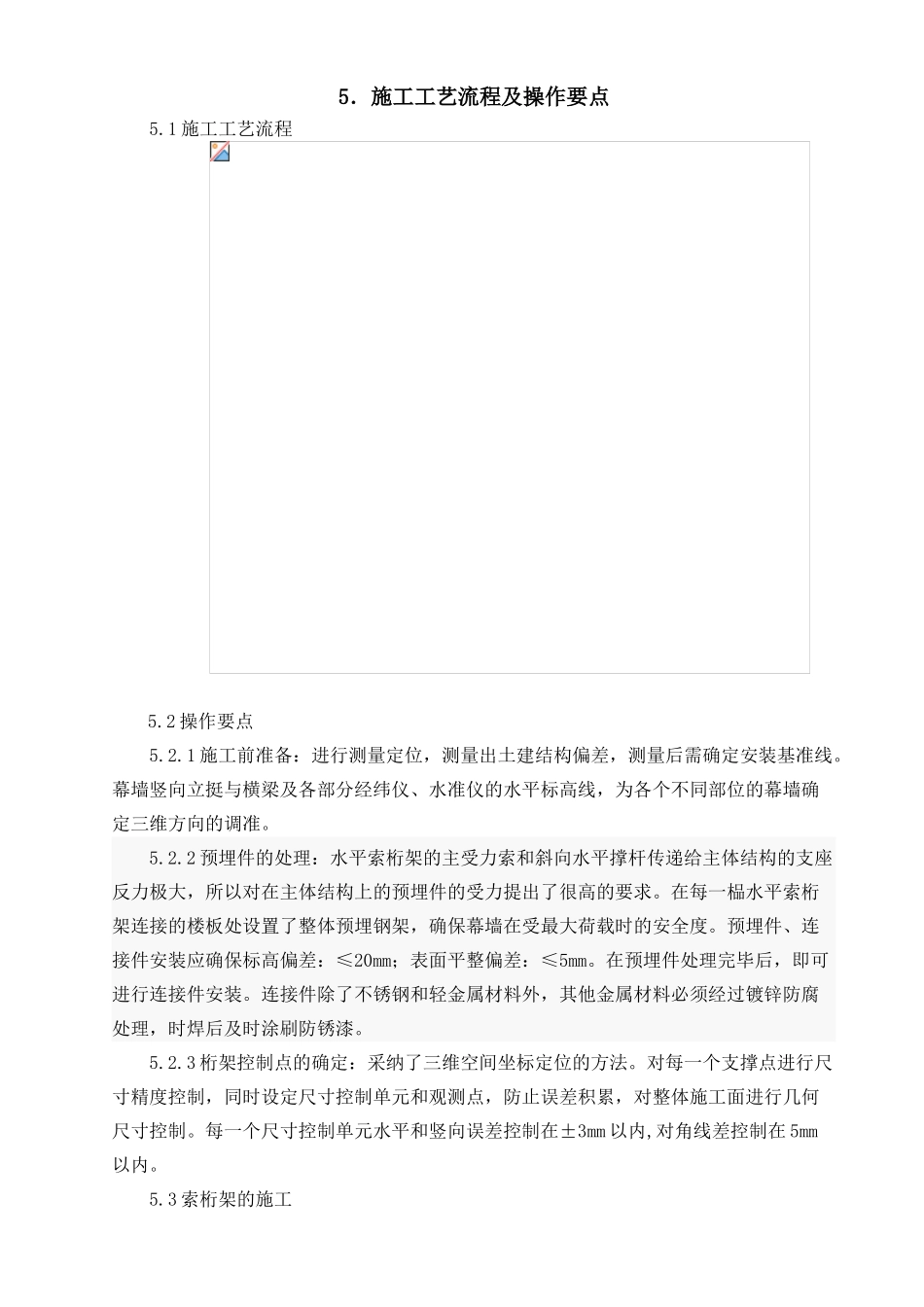 预应力索桁架点支式玻璃幕墙施工工法_第2页