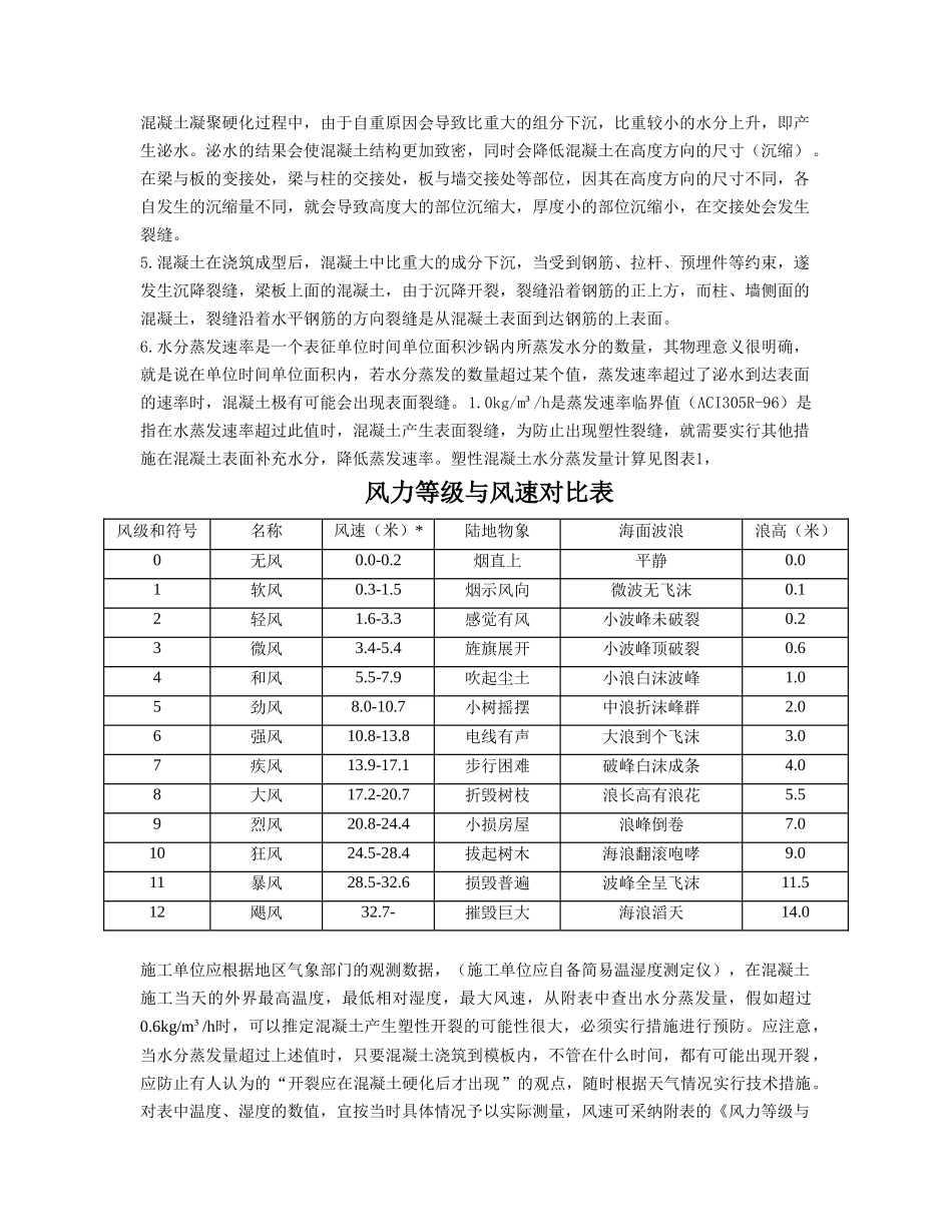 预拌混凝土早期裂缝成因及控制技术措施_第3页