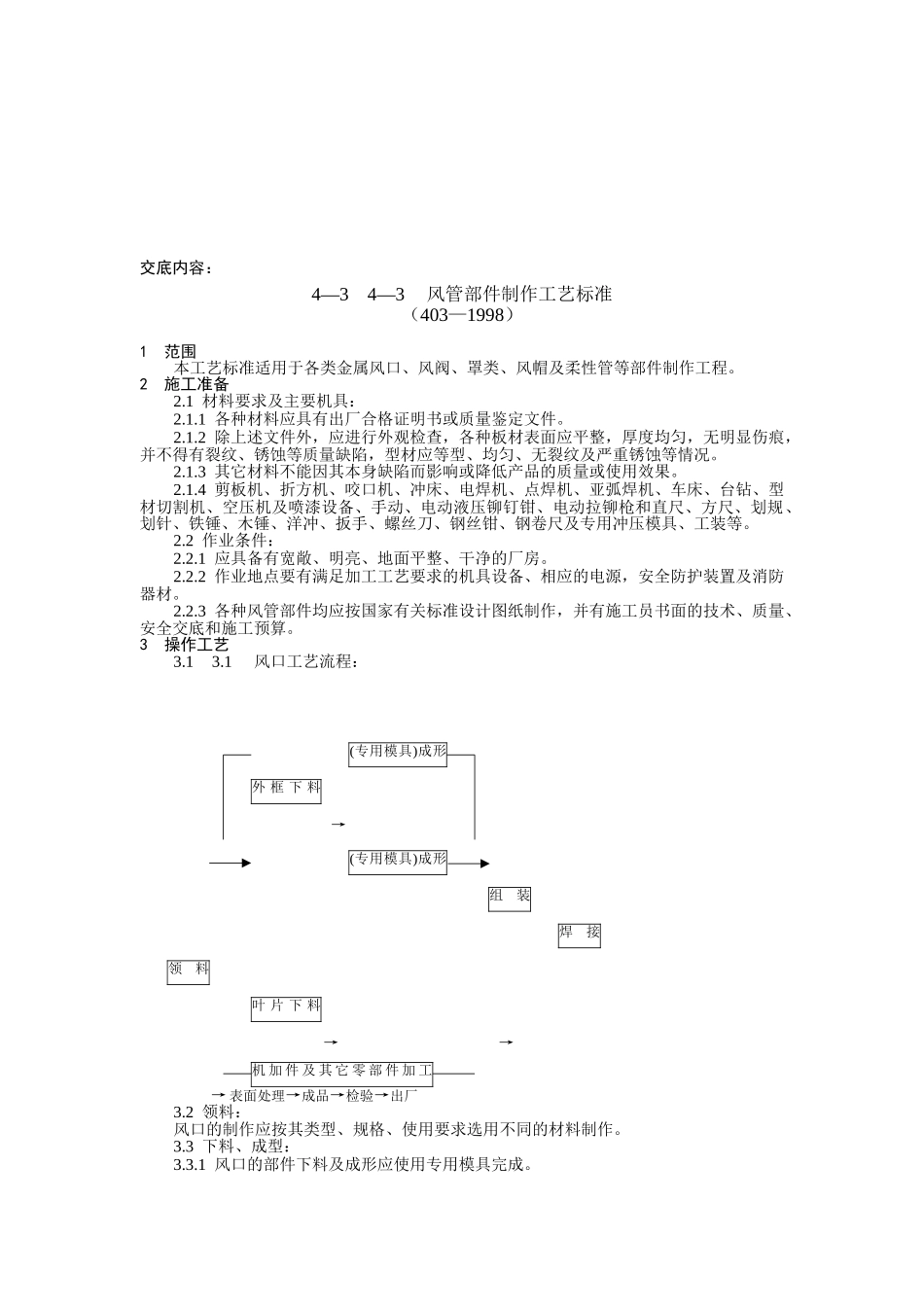 风管部件制作交底_第1页