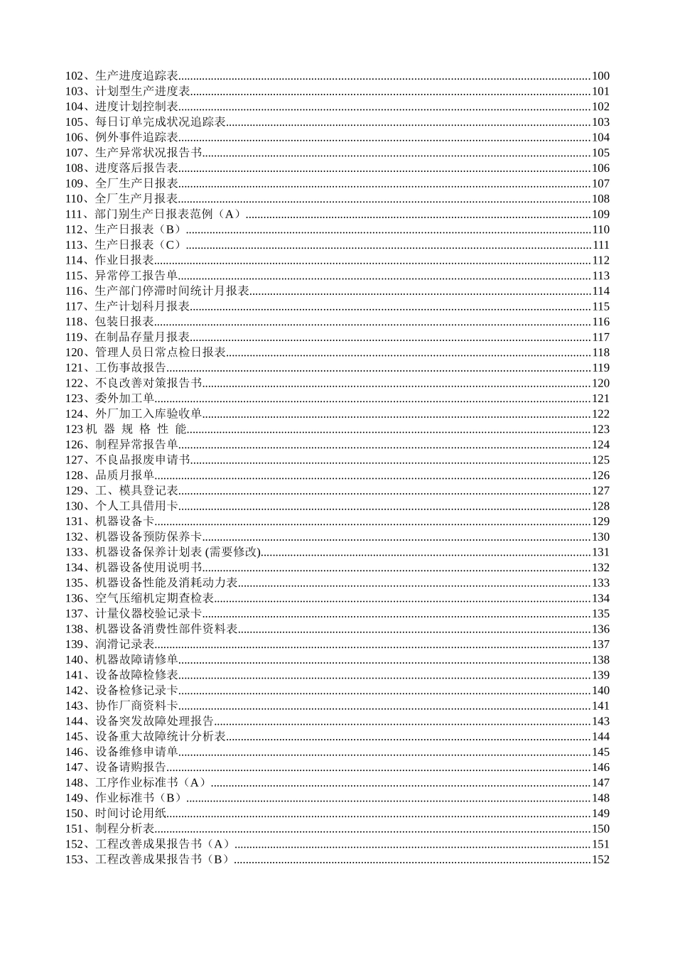 食品企业车间表格大全_第3页