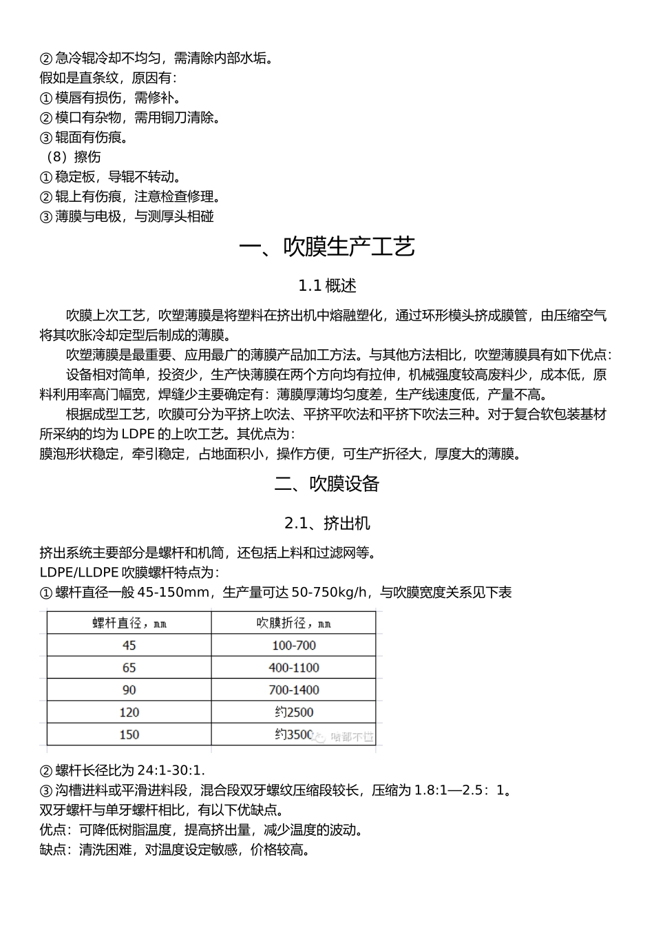 食品包装材料：流延、吹膜生产中常见问题分析解决_第2页